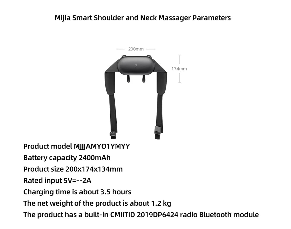 SootheLab™ Xiaomi Smart Neck & Shoulder Massager