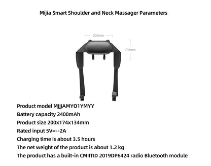 SootheLab™ Xiaomi Smart Neck & Shoulder Massager